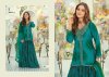 D 2372 By Eba Chinon Printed Embridery Indo Western Lehenga Skrit